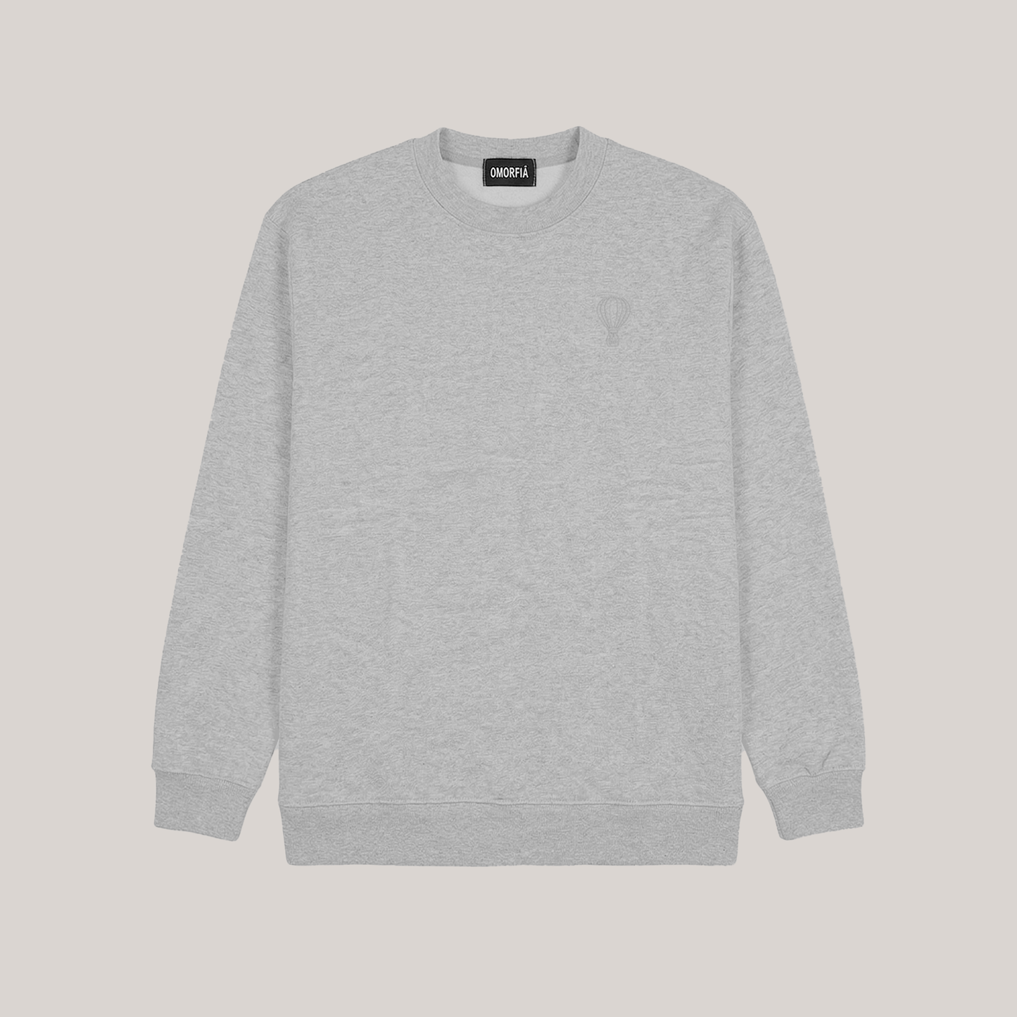 GREY HOT AIR BALLOON SWEATSHIRT