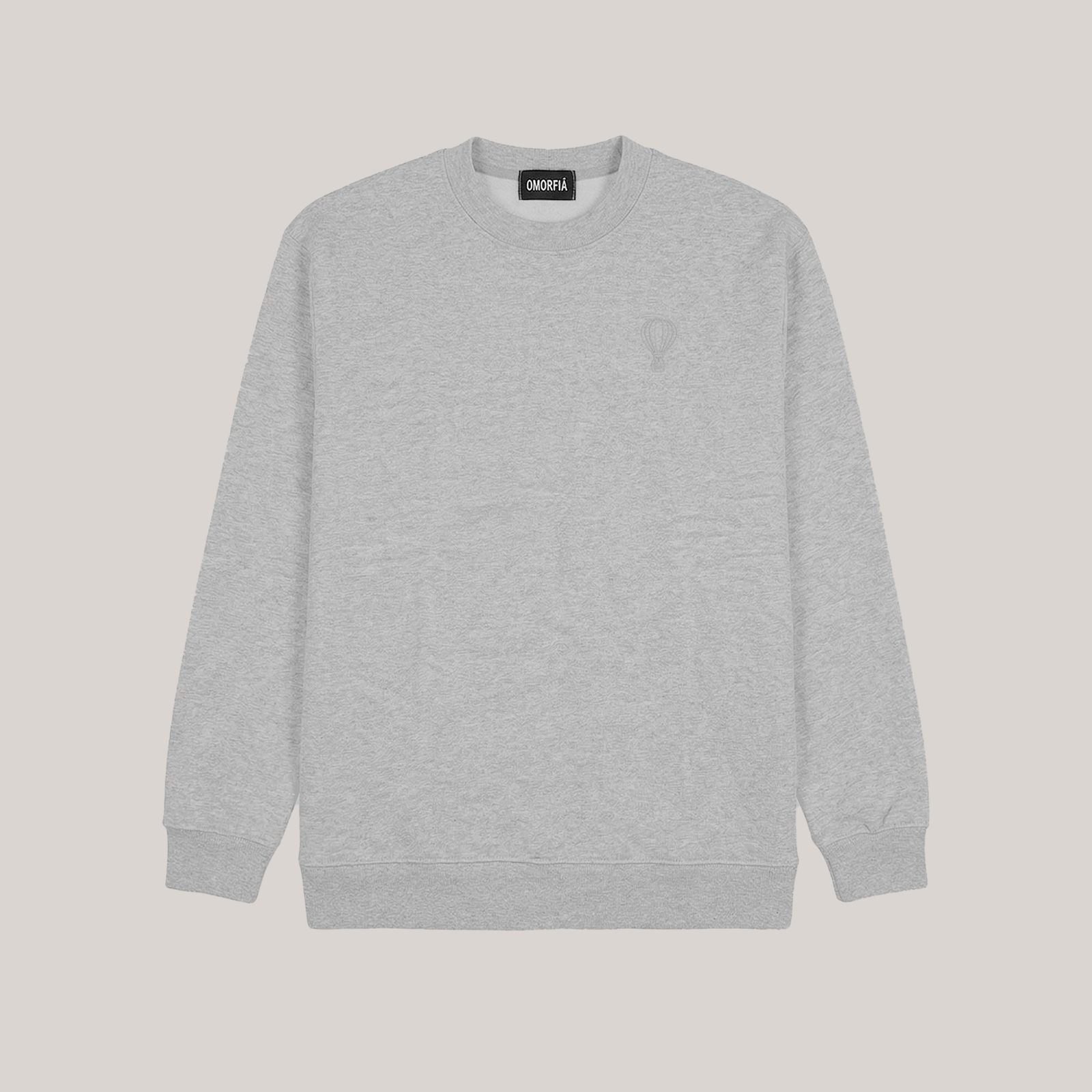 GREY HOT AIR BALLOON SWEATSHIRT