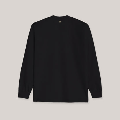 BLACK HOT AIR BALLOON LONG SLEEVED T-SHIRT